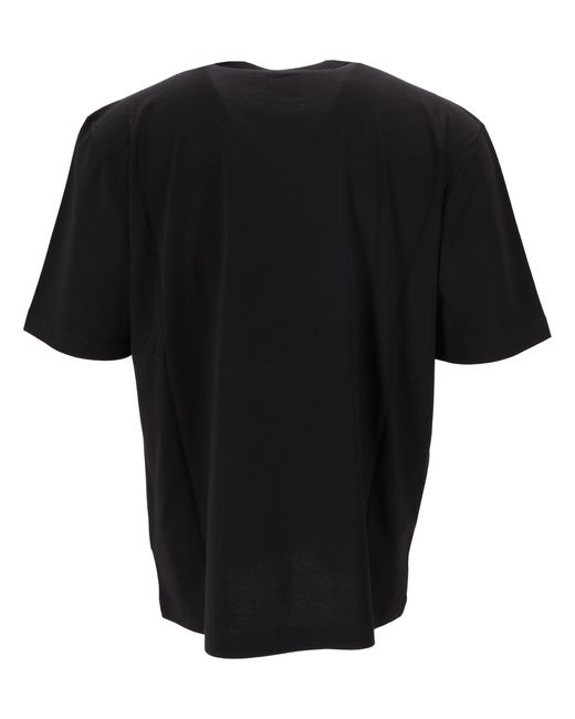 Paul Smith Black Multi-Stripe Logo T-Shirt for men