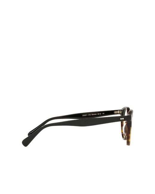 Oliver Peoples White Romare Round-Frame Glasses for men
