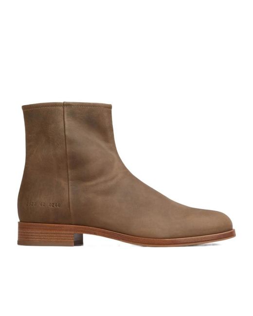 Common Projects Brown Side-Zip Boots for men