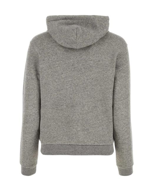 Polo Ralph Lauren Gray Logo Embroidered Zipped Hoodie