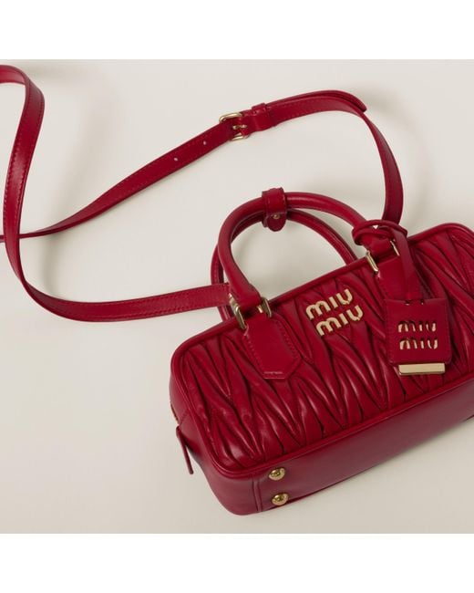 Miu Miu Arcadie Zippered Crossbody Bag | Lyst