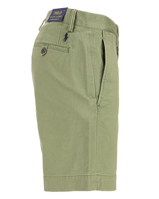 Polo Ralph Lauren Green Knee-Length Chino Shorts for men