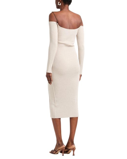 Jacquemus White Bodycon Dress