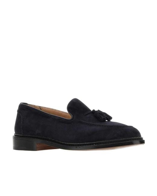 Tricker's Black Tricker's Elton Tassel Loafers for men