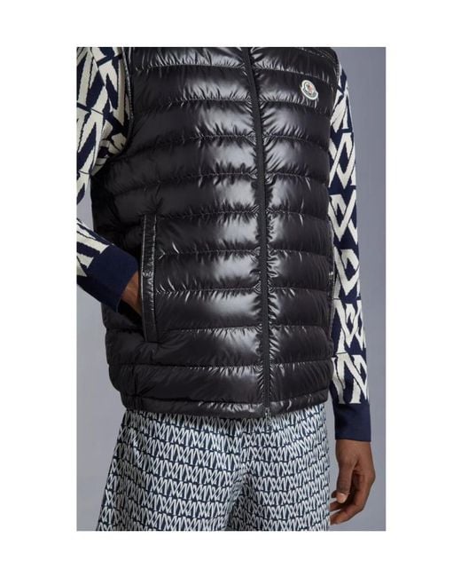 Moncler Black Clai Down Gilet for men