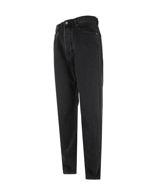 KENZO Black Asagaostraight Fit Jeans for men