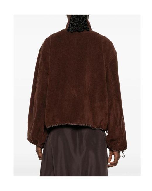 CECILIE BAHNSEN Brown Long-Sleeved Casual Jacket
