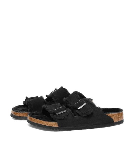 Birkenstock Black Logo Detail Sandals for men