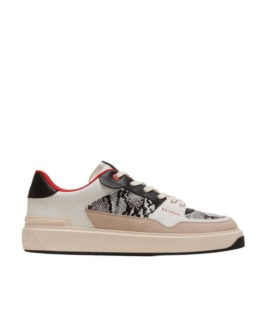 Balmain Multicolor B Court Flip Sneakers for men