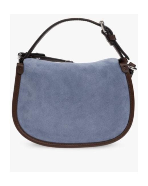 Etro Blue Small Buckle-Fastening Shoulder Bag