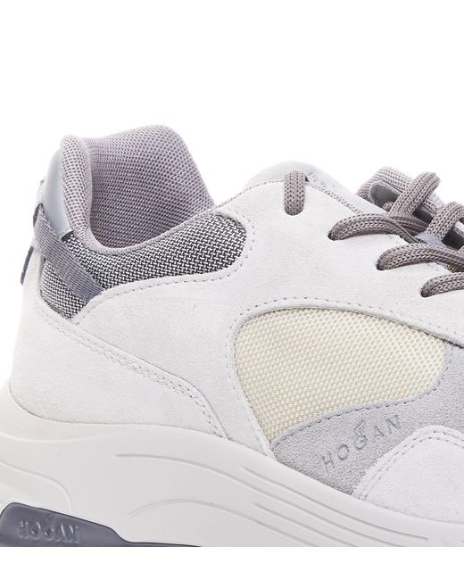 Hogan White Hyperlight Low-Top Sneakers for men