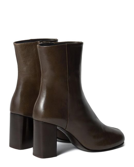 Lemaire Brown Anatomic 80 Leather Boots