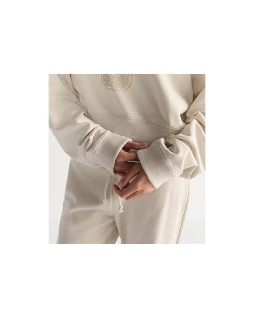 Dior White Cropped Sweatshirt