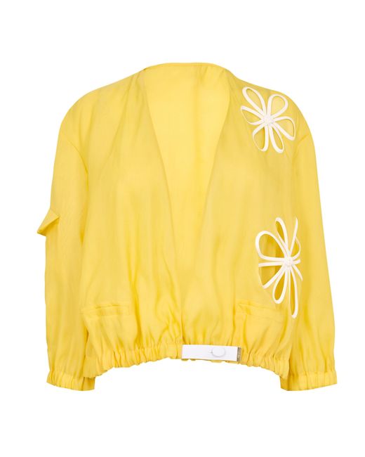Fendi Yellow Softshell Jacket