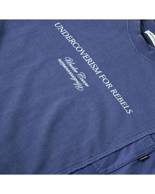 Undercover Blue T-Shirt for men