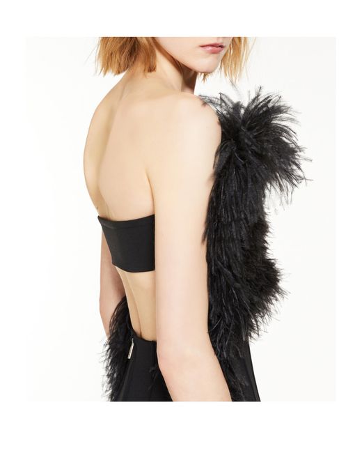 Sportmax Black Cut-Out Sleeveless Dress