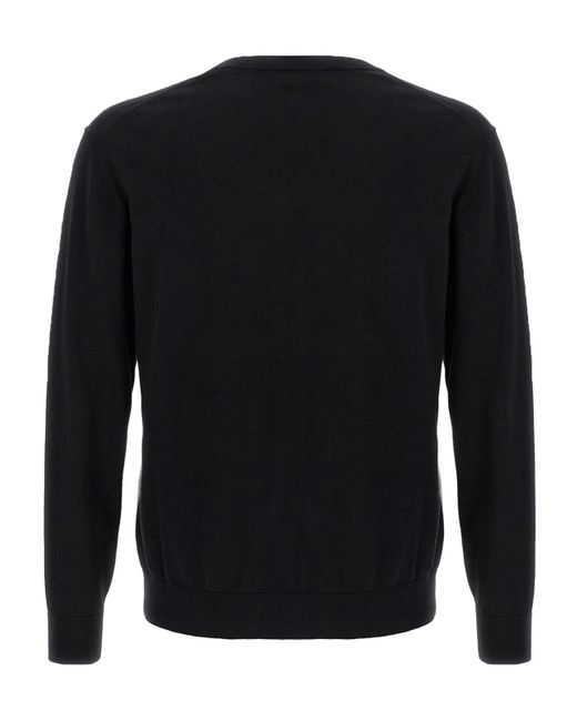 Ballantyne Blue Argyle-Knit Jumper for men