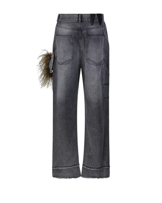 DARKPARK Gray Belt Loop Jeans