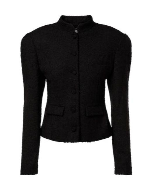 Magda Butrym Black Bouclé Jacket