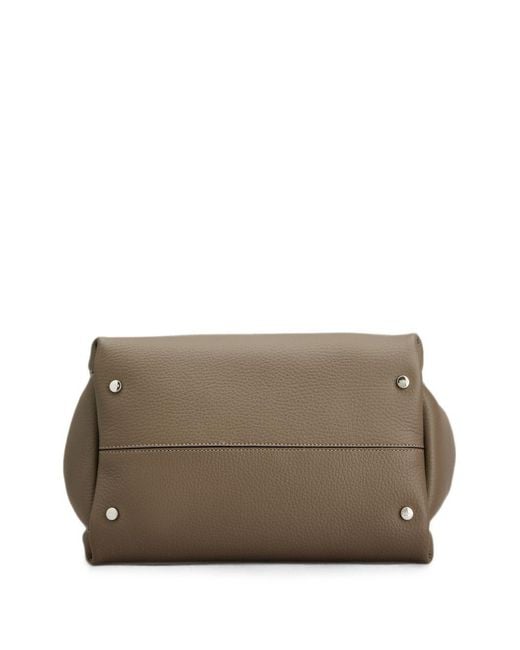 Tod's Brown Mini Logo Shoulder Bag