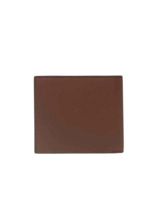 Bally Brown Logo Patch Wallet for men