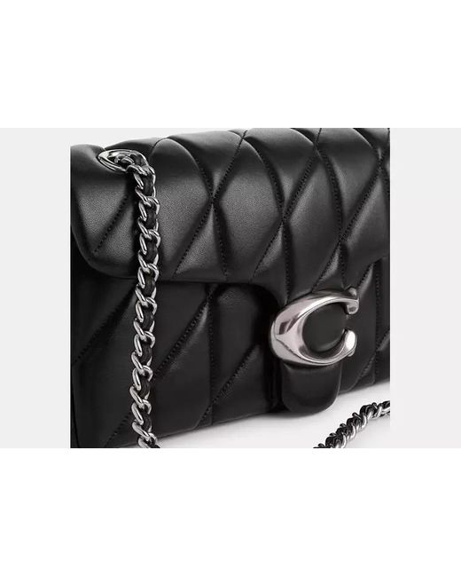 COACH Black Tabby Shoulder Backpack