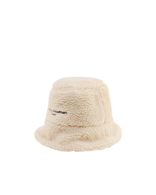 Stella McCartney Natural Brushed Effect Bucket Hat
