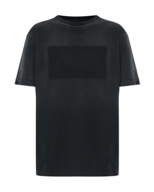 Maison Margiela Black T-Shirt With Print for men