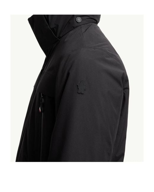 Moncler Black Balmhorn Hooded Gore-Tex Down Ski Jacket for men
