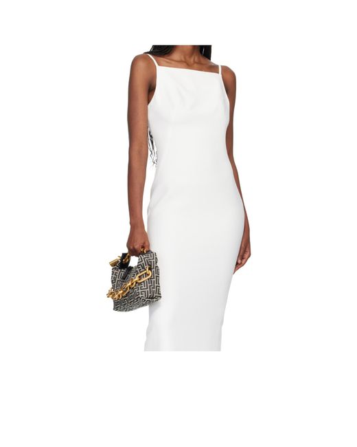 Balmain Metallic Sync Mini Chain Handbag
