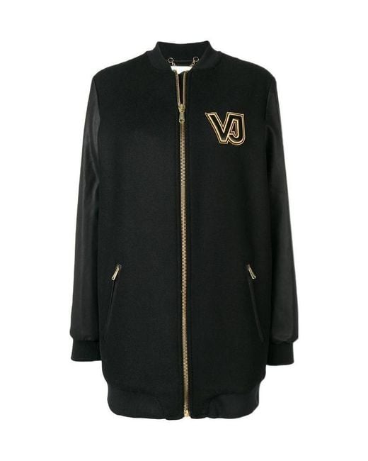 Versace Jeans Black Logo Casual Jacket