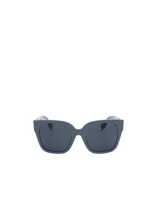 Fendi Blue Eyewear Square Frame Sunglasses