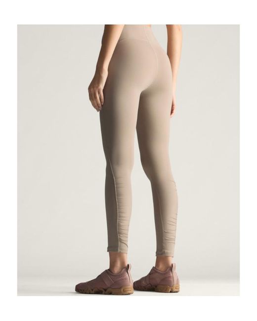 Adidas By Stella McCartney Natural Studio Ruched Leggings