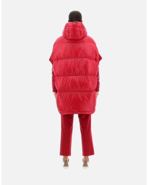 Herno Pink Hooded Quilted Puffer Coat