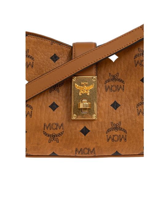 MCM Brown Tracy Shoulder Bag