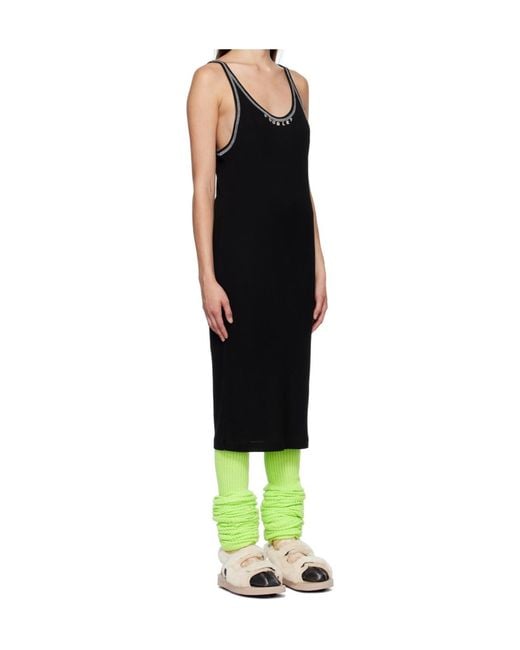 Doublet Black Sleeveless Mini Dress