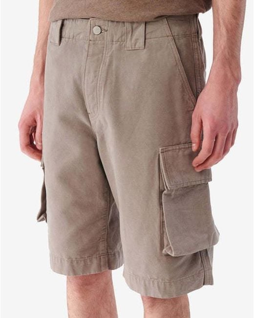 IRO Gray Belt-Loop Shorts for men