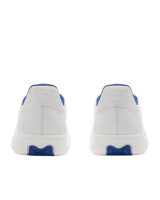 Burberry White Terrace Low-Top Sneakers for men