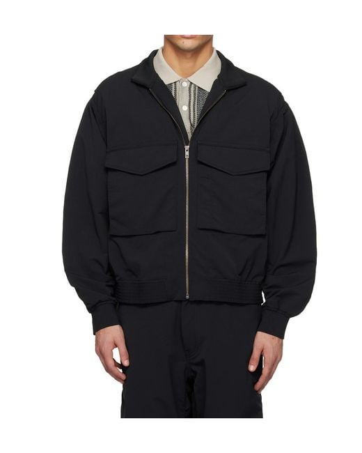 Nanamica Black Alphadry Field Jacket for men