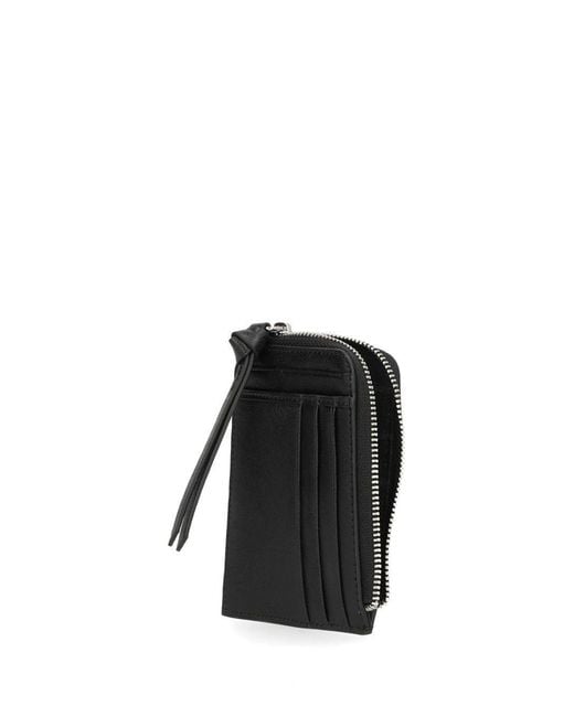Vivienne Westwood Black Zip-Around Card Wallet