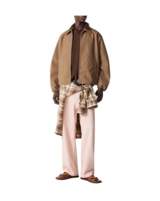 Auralee Brown Oversized Jacket for men
