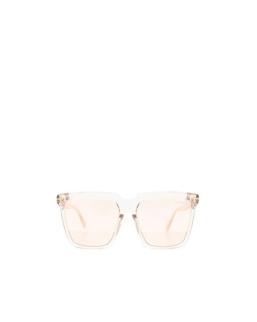Tom Ford Natural Square Sunglasses
