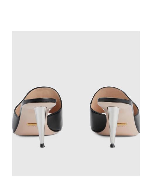 Gucci Multicolor Blondie Open-Toe Mules