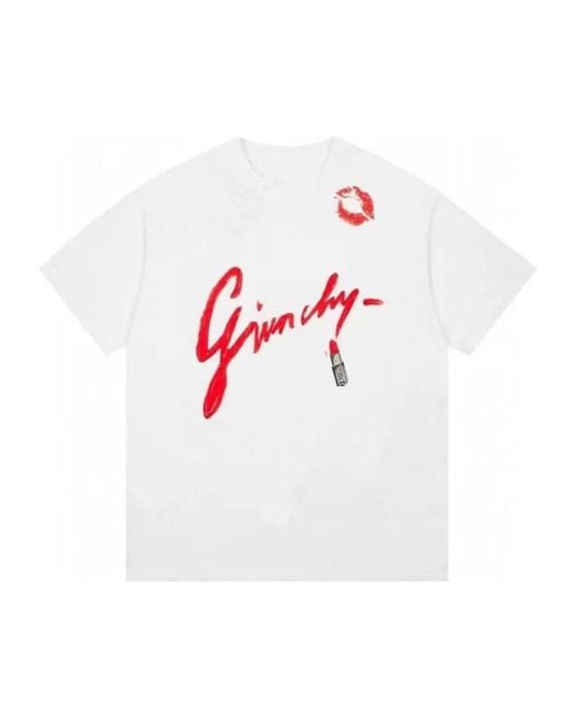 Givenchy White Short-Sleeved T-Shirt for men