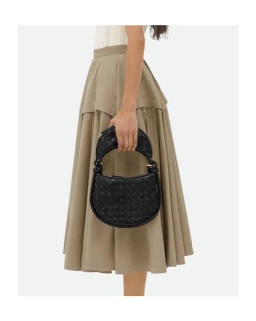 Bottega Veneta Black Gemelli Small Shoulder Bag
