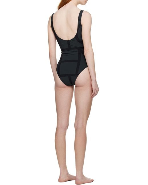 Totême  Black Totême Sleeveless Crewneck Swimsuit