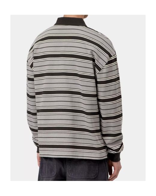 Carhartt Gray L/Devitt Rugby Shirt for men