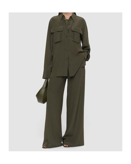 Joseph Green Yas Crepe De Soie Silk Shirt