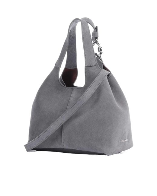 Coccinelle Gray Top-Handle Shoulder Bag