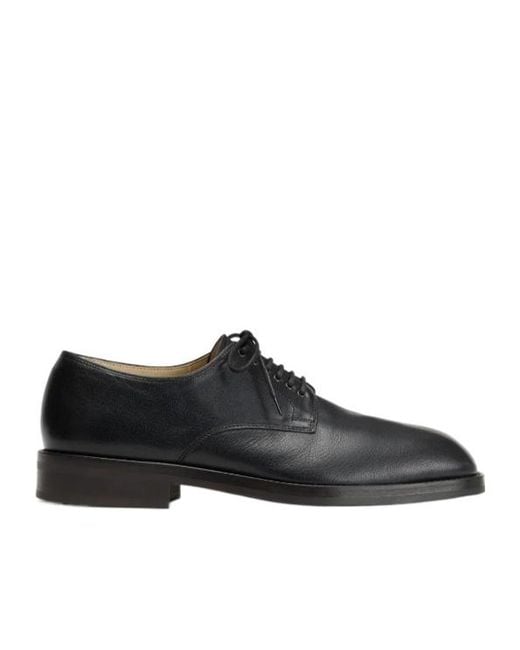 Lemaire Black Shiny Buffalo Leather for men